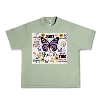 Oil Green just breathe Urban Heavy Tee - JahusDesignShop