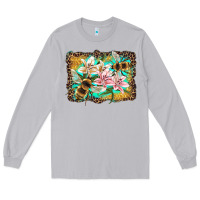 Moon Dust bees and lilies with leopard Long Sleeve Tee - Artiststas