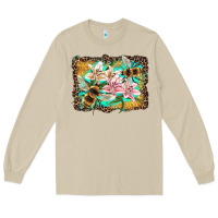 Mushroom bees and lilies with leopard Long Sleeve Tee - Artiststas