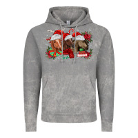Cloud Rock christmas horses Vintage Hoodie - MaliasSmallBusiness