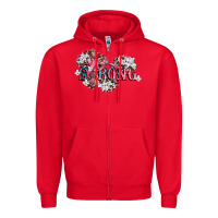 Red strong cancer awareness Zipper Hoodie - CowGirlArtShop