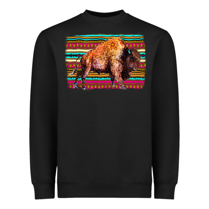 Aztec Buffalo Heavyweight Sweatshirt by Bettercallsaul | Teevron