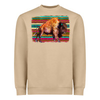 Mushroom Aztec Buffalo Heavyweight Sweatshirt - Bettercallsaul