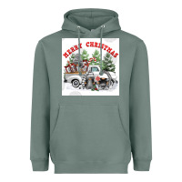 Sage merry chrıstmas Heavyweight Hoodie - FaDigitalArtStudio
