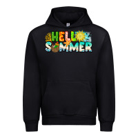 Foreset Green Hello Summer Urban Hoodie - CowhideDigitalArt