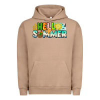 Pigment Burro Hello Summer Urban Hoodie - CowhideDigitalArt