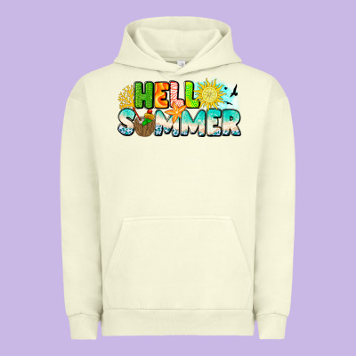 Hello Summer Urban Hoodie Designed By Cowhidedigitalart