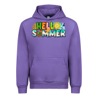 Tulip Hello Summer Urban Hoodie - CowhideDigitalArt
