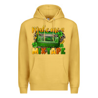 Antique Gold Make me a mixtape St. Patrick's Day Premium Hoodie - CowGirlArtShop