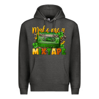 Charcoal Heather Make me a mixtape St. Patrick's Day Premium Hoodie - CowGirlArtShop