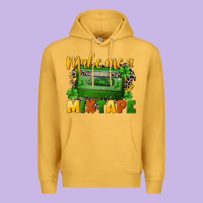Make Me A Mixtape St. Patrick's Day Premium Hoodie Designed By Cowgirlartshop