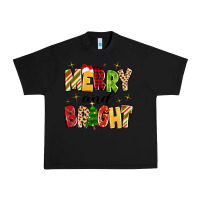 Black merry and bright Urban Heavy Tee - MaliasSmallBusiness