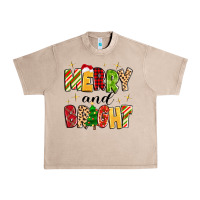French Oak merry and bright Urban Heavy Tee - MaliasSmallBusiness