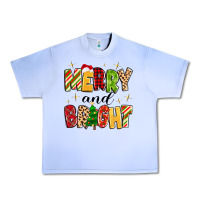 Grape Ice merry and bright Urban Heavy Tee - MaliasSmallBusiness