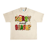 Sandshell merry and bright Urban Heavy Tee - MaliasSmallBusiness