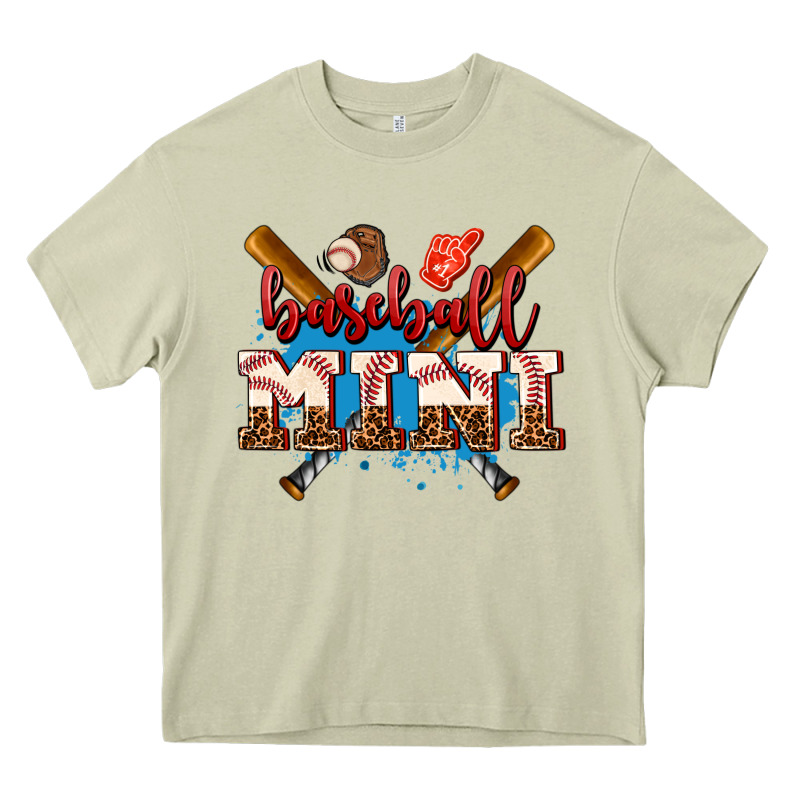 Baseball Mini Heavy Core Tee by AdoDesignShop | Teevron
