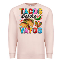 Pale Pink Tacos before Vatos Valentine's Day Premium Sweatshirt - FaDigitalArtStudio