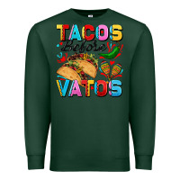 Sports Green Tacos before Vatos Valentine's Day Premium Sweatshirt - FaDigitalArtStudio