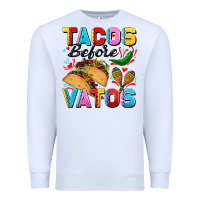 White Tacos before Vatos Valentine's Day Premium Sweatshirt - FaDigitalArtStudio