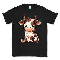 Black Baby Brown Cow Classic Tee - MaliasSmallBusiness