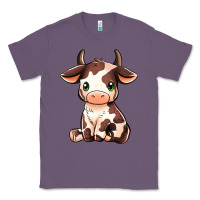 Lavender Baby Brown Cow Classic Tee - MaliasSmallBusiness