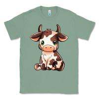 Sage Baby Brown Cow Classic Tee - MaliasSmallBusiness