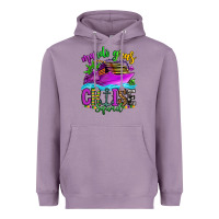 Lavender mardi gras cruise squad Heavyweight Hoodie - OliviaCreatesArt