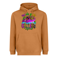 Meerkat mardi gras cruise squad Heavyweight Hoodie - OliviaCreatesArt