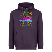 Plum mardi gras cruise squad Heavyweight Hoodie - OliviaCreatesArt