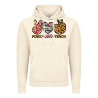 Vintage Artic peace love teach Vintage Hoodie - NancyCooperArtShop