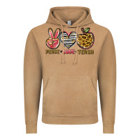 Vintage Camel peace love teach Vintage Hoodie - NancyCooperArtShop