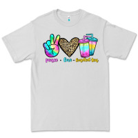 Dove Grey peace love loaded tea Premium Tee - JahusDesignShop