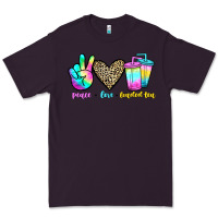 Plum peace love loaded tea Premium Tee - JahusDesignShop