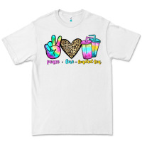 White peace love loaded tea Premium Tee - JahusDesignShop