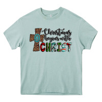 Christmas Begins With Christ Heavy Core Tee | Teevron