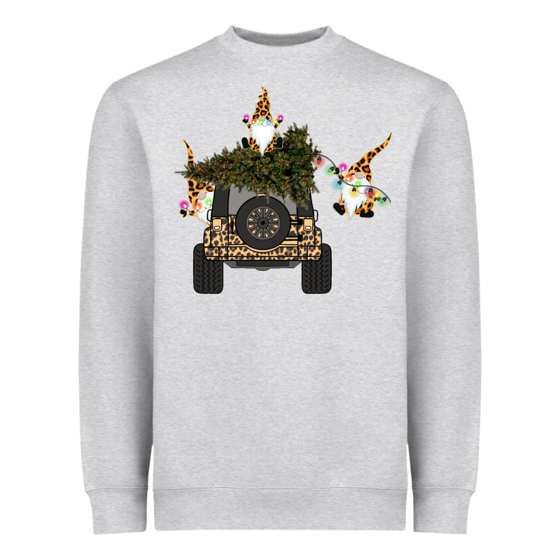 Gnomes Truck Car  Christmas Heavyweight Sweatshirt by Bettercallsaul | Teevron