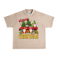 French Oak merry christmas gnomes truck Urban Heavy Tee - MaliasSmallBusiness