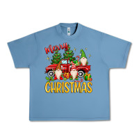 Pebble Blue merry christmas gnomes truck Urban Heavy Tee - MaliasSmallBusiness