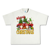 Pistachio merry christmas gnomes truck Urban Heavy Tee - MaliasSmallBusiness