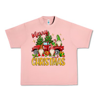 Salmon merry christmas gnomes truck Urban Heavy Tee - MaliasSmallBusiness