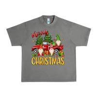 Tornado merry christmas gnomes truck Urban Heavy Tee - MaliasSmallBusiness
