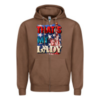 Chestnut thats my lady 4th of july Zipper Hoodie - CowGirlArtShop