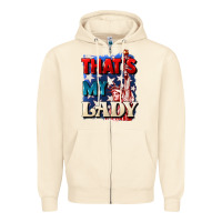 Sandshell thats my lady 4th of july Zipper Hoodie - CowGirlArtShop