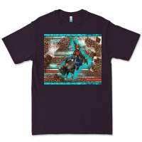 Plum western rodeo bullfighter serape leopards turquoise's gliterrs Premium Tee - BarkalooDesign