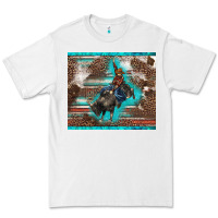 White western rodeo bullfighter serape leopards turquoise's gliterrs Premium Tee - BarkalooDesign