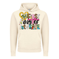 Vintage Artic my first day of 1st grade Vintage Hoodie - NancyCooperArtShop