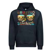 Navy Mom Bad Summer Urban Hoodie - CowhideDigitalArt