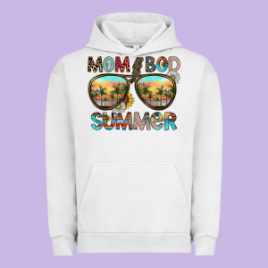 Mom Bad Summer Urban Hoodie Designed By Cowhidedigitalart