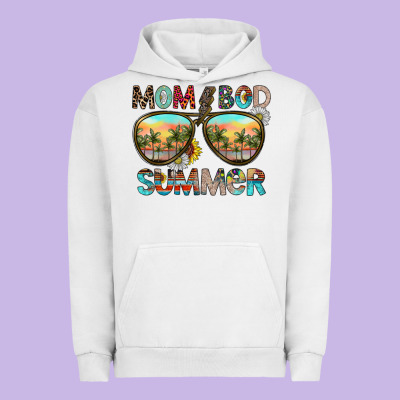 Mom Bad Summer Urban Hoodie Designed By Cowhidedigitalart