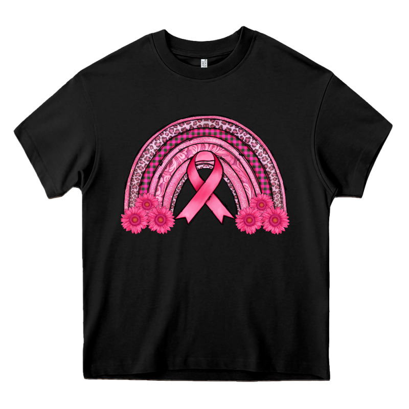 Breast Cancer Rainbow Heavy Core Tee by AdoDesignShop | Teevron